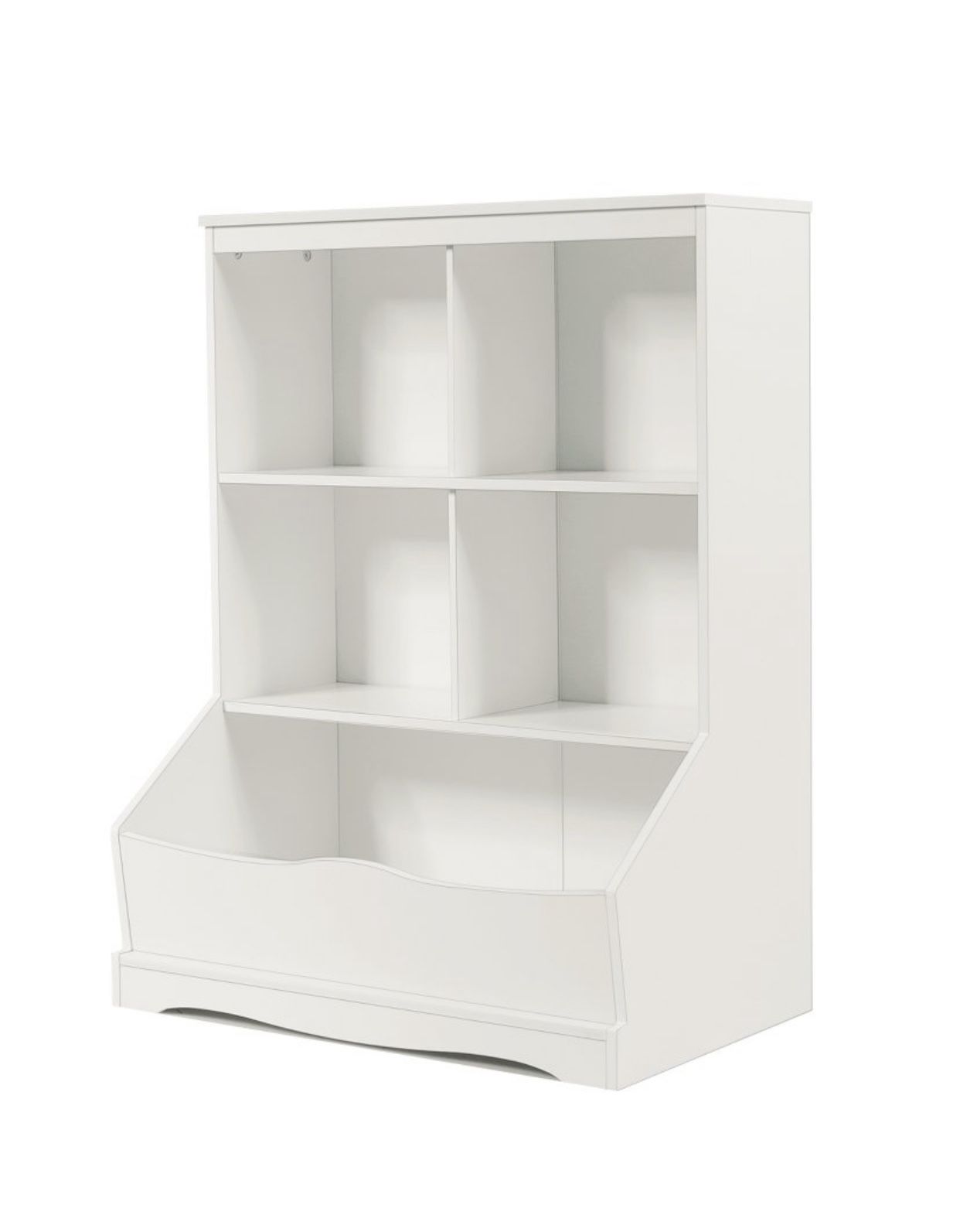 Multifunctional Storage Bookcase White