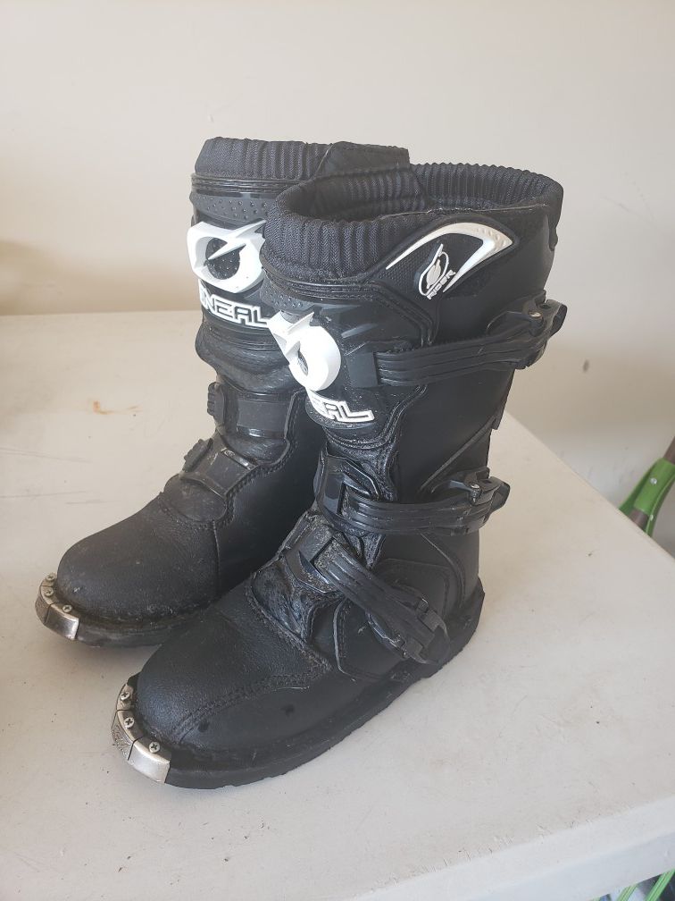 Dirt bike Rider boots Youth size 13