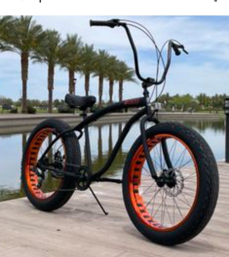 SIKK UFO 7 Speed Fat Tire Beach Cruiser