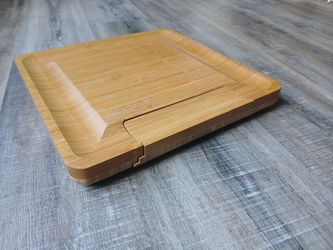 Bamboo Wood Cheese/Cutting Board With Cutlery