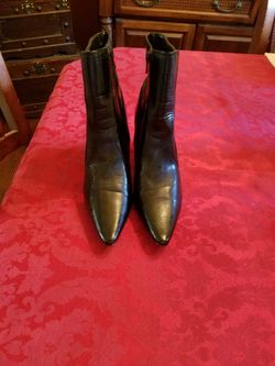 Black 1inch heel Dress Booties