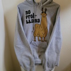 No prob llama hoodie sweatshirt small