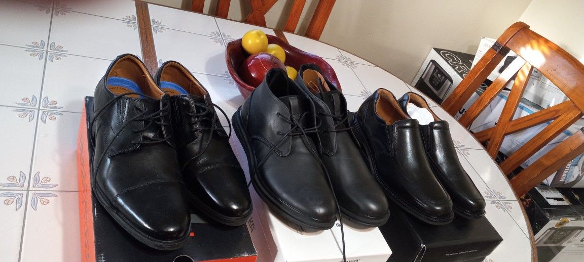 Size 8.5 - 3 Pairs Of Brand New Men's Dress shoes Size 8.5