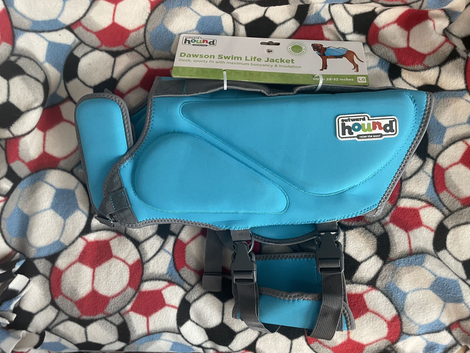Swim Blue Dog Life Jacket