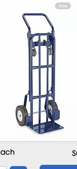 Convertible Steel Hand Truck - Solid Wheels
