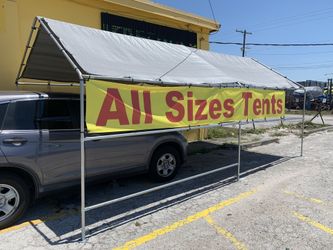 New Galvanized steel canopy TENT 10 x20 F tarp included Starting price $165