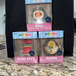 Funko Kawaii Foodies Set Sushi Ebby  Ramen Roll 3Piece Set Five Below Box A