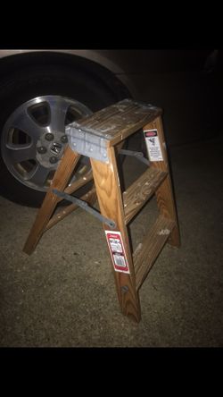 Nice to foot fold up step ladder only $20 firm