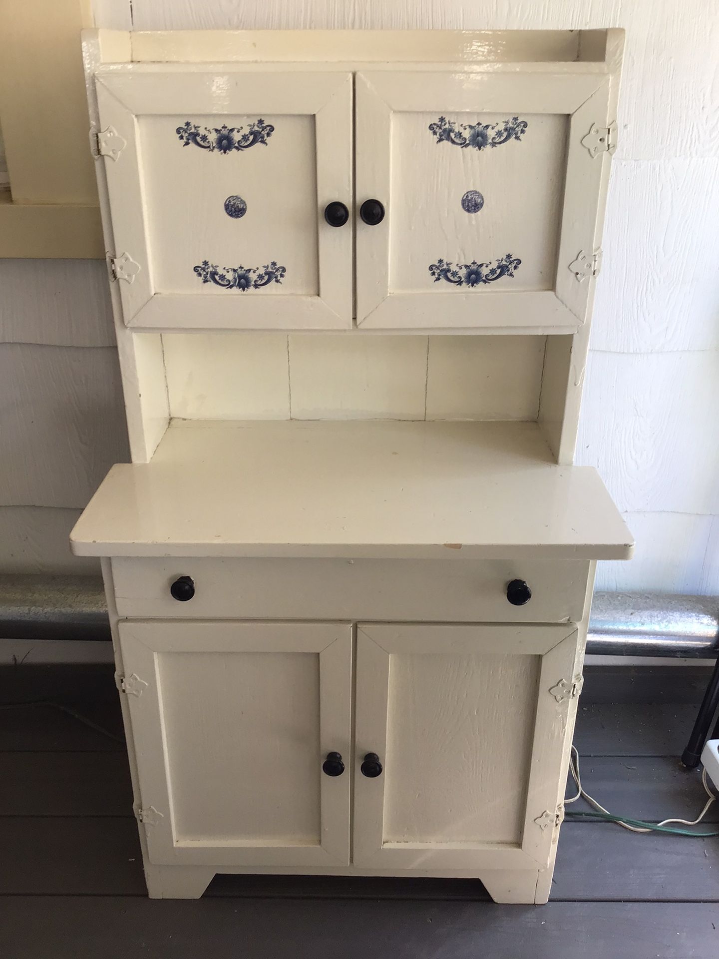 Antique Child’s Kitchen Play Cabinet/Pantry