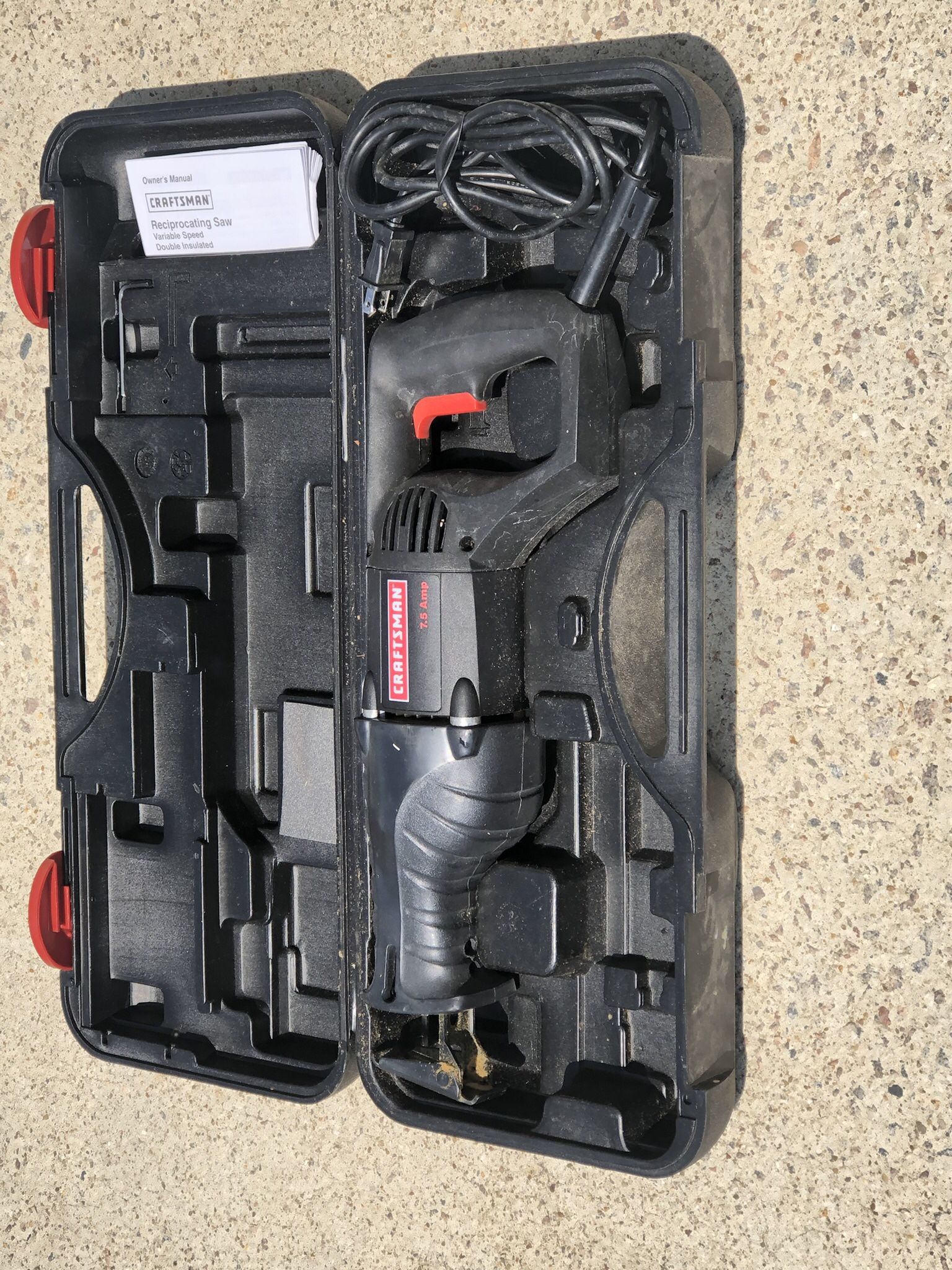 Craftsman Reciprocating Saw W/Case