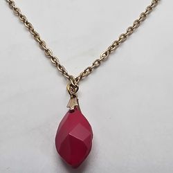 Red Stone Necklace