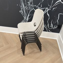 6 Lifetime Kids Stackable Chairs