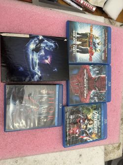 4 Blu-ray Movies And Set Avatar 3 DVD Discs
