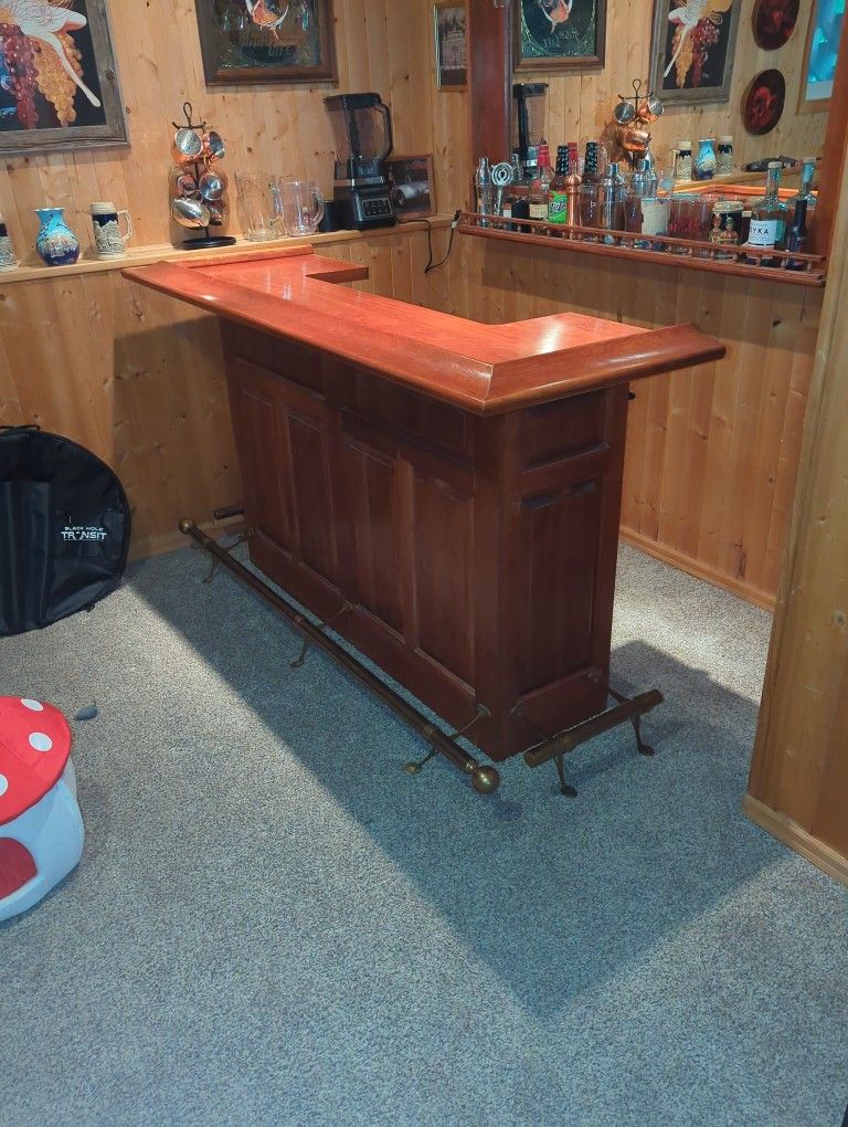 Wooden Wet Bar