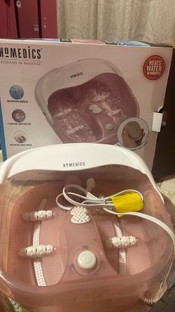 HoMedics Heat Boost Bubble Pro Footbath – Like New with Box