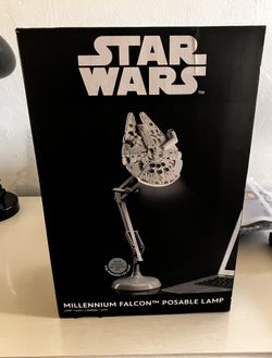 New In Box Star Wars Millennium Falcon Posable Lamp