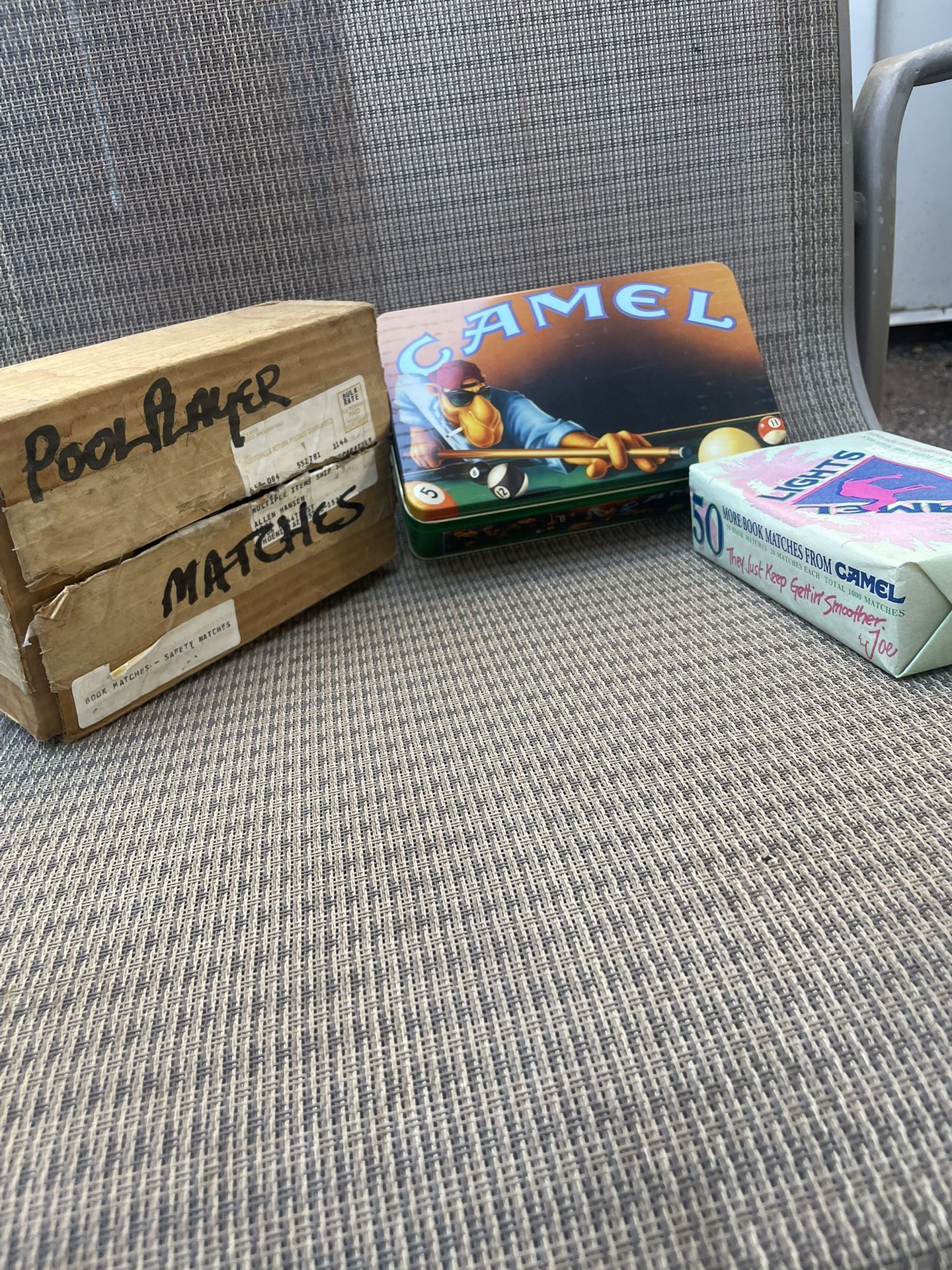 Camel pool Player Tin W/Matches