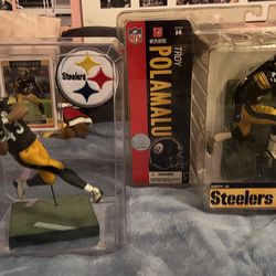 Troy Palomalu Steelers McFarlane .Only selling together