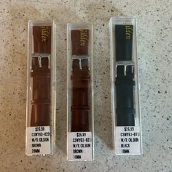 3 -Leather Watch bands