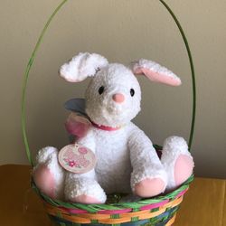 Easter Bunny in a Basket 