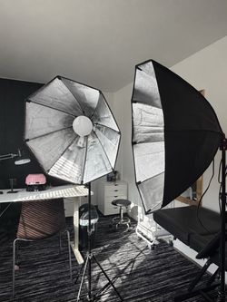 Kit de iluminación 2 Soft boxes Octagonales