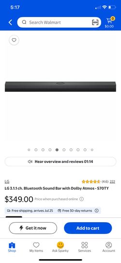 LG S70TY 3.1.1 Channel Dolby Atmos Soundbar (2024)  No subwoofer
