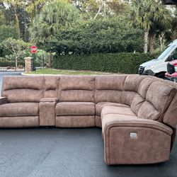 Couch/Sofa Sectional - Electric Recliner - Microfiber - Delivery Available 🚛