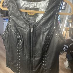 Women’s Harley Davidson Leather vest