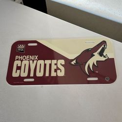 Vintage Phoenix Coyotes Plate