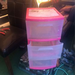 Plastic Shelf 3 Droors 