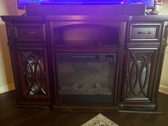TV Stand with Fireplace