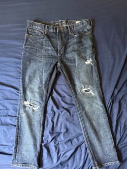 Old Navy Distressed Blue Jeans