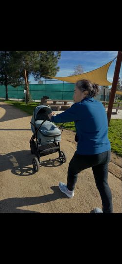 Mompush 2 in 1 Baby Stroller Basinet with Canopy