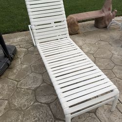 Aluminum Chaise Lounge Adjustable 