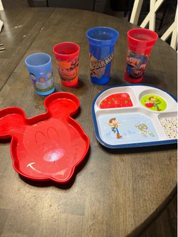 Toddler plates and cups