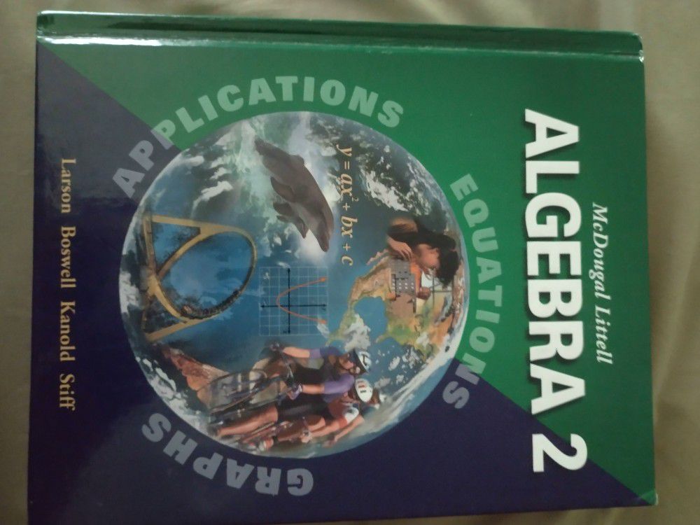 Algebra 2, McDougal Littel Textbook - Like New