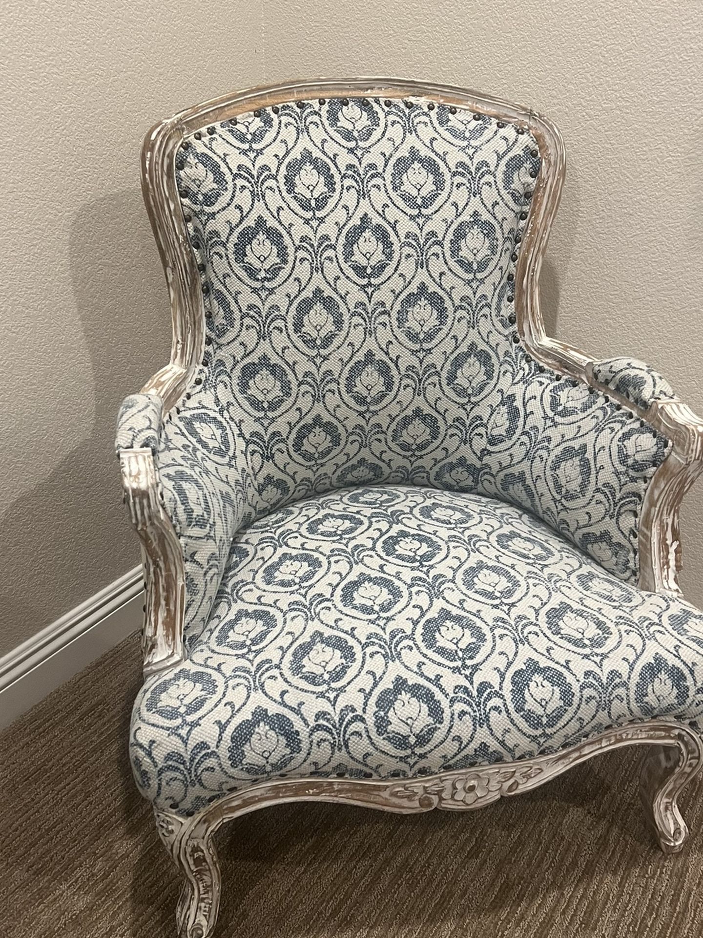 Farmhouse Wingback Chair