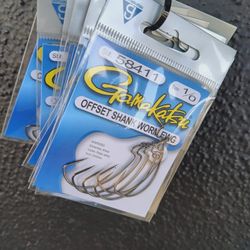 Gamakastu 1/0 & 2/0 WormHooks