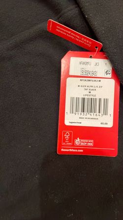 The North Face Black 1/4 jacket