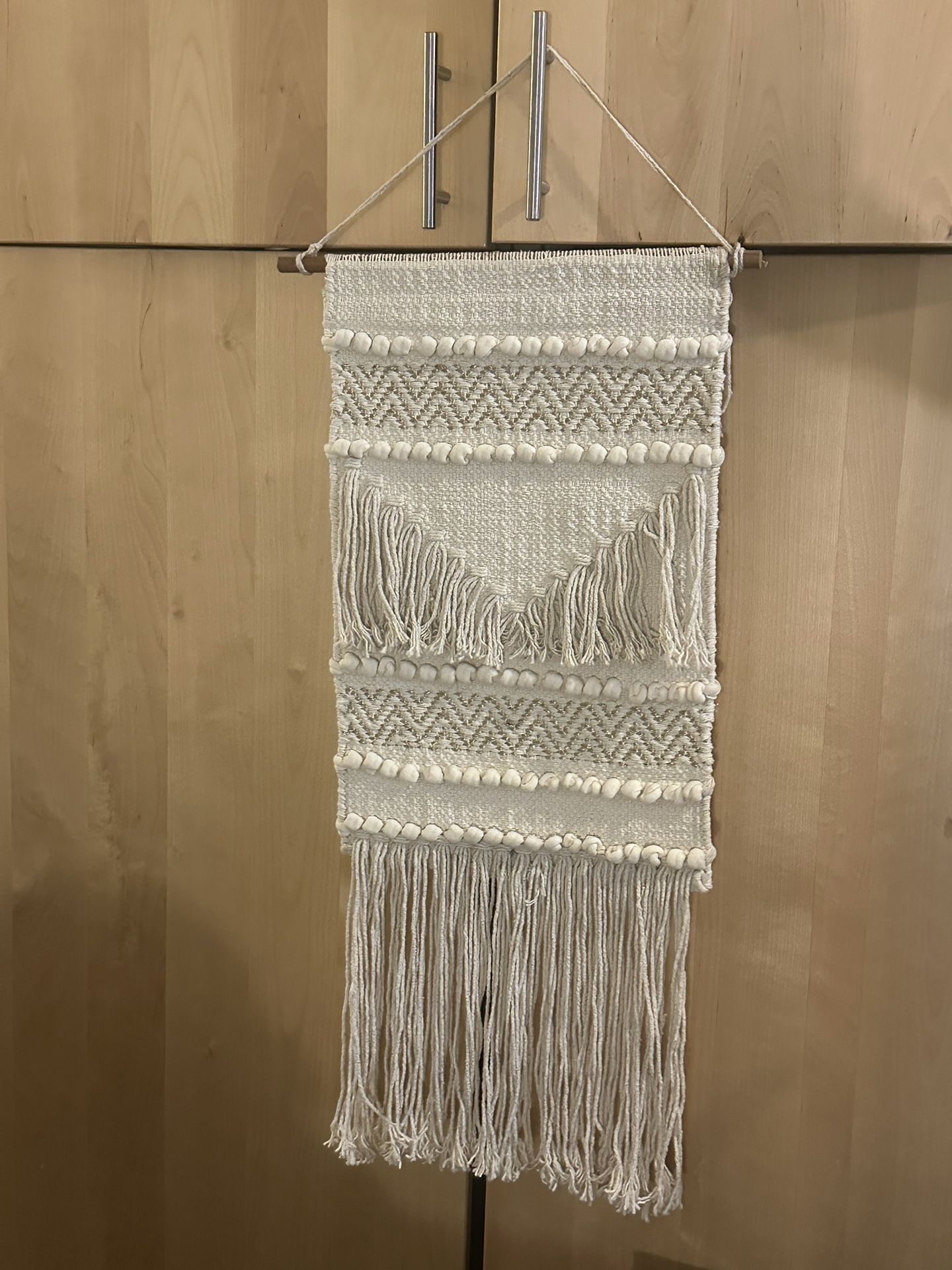 boho-chic macramé wall decor
