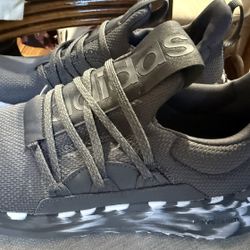 Adidas Lite Racer Adapt 5.0 Running Shoes Men's Sz 8.5 Slip On Gray/white