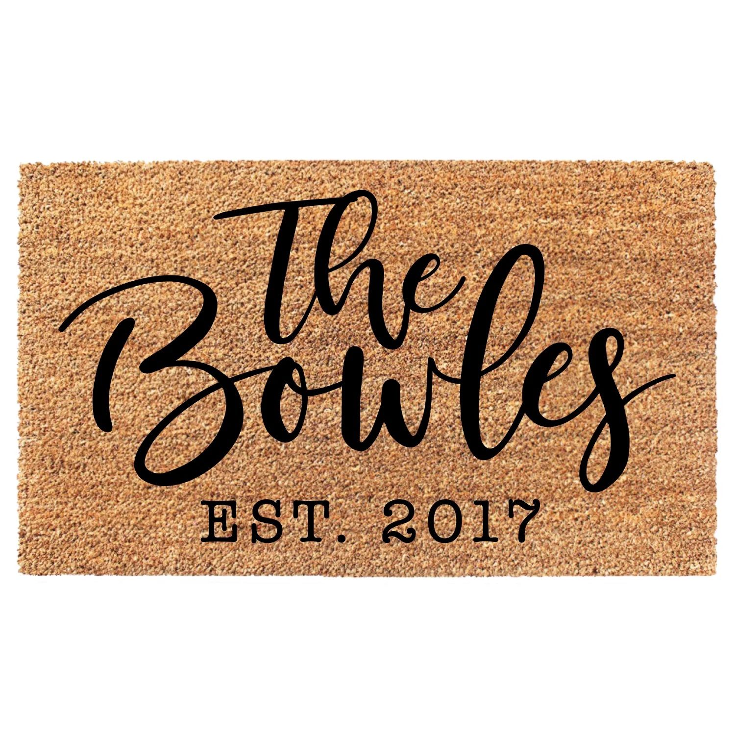 Custom ‘Last Name’ Doormats