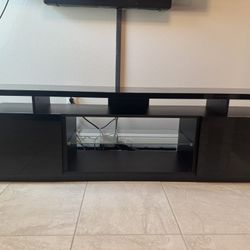 Black tv stand 