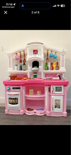 Step2 Play pink kids kitchen