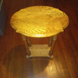Solid Wood Corner Small , Tall Table