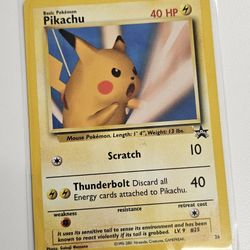 Pikachu Pokemon Snap WoTc Promo 