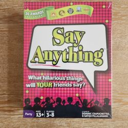 Say Anything Party Game New & Sealed