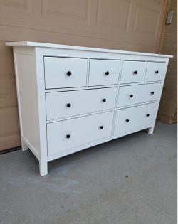 Dresser White 8 Drawers