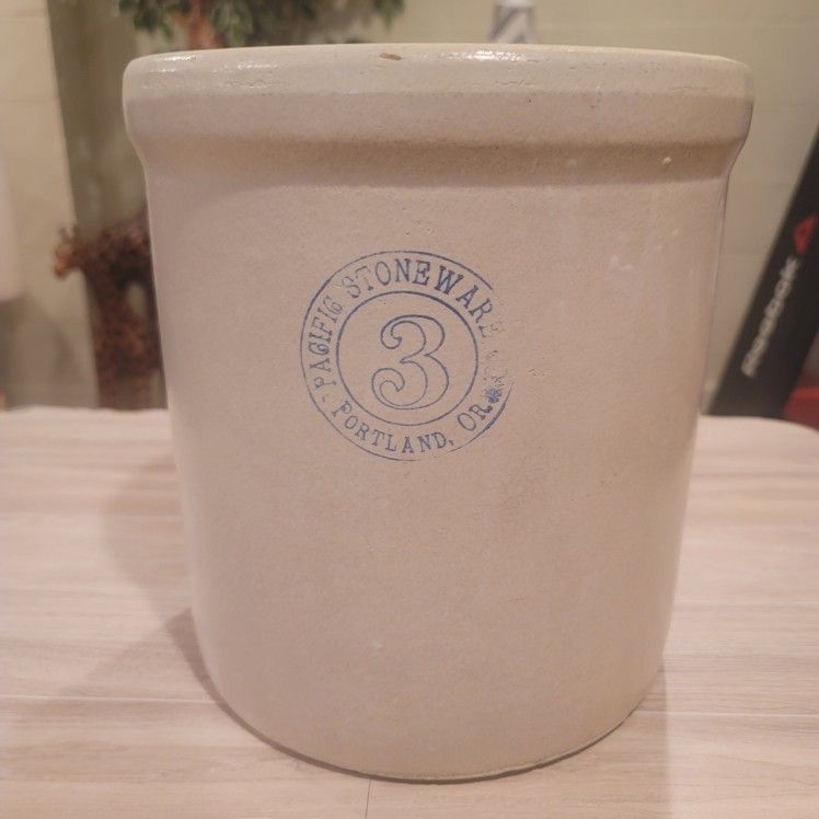 Pacific Stoneware 3-Gallon Crock EUC