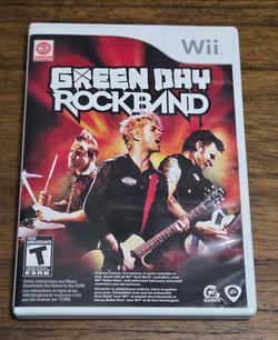 Green Day Rockband Nintendo Wii